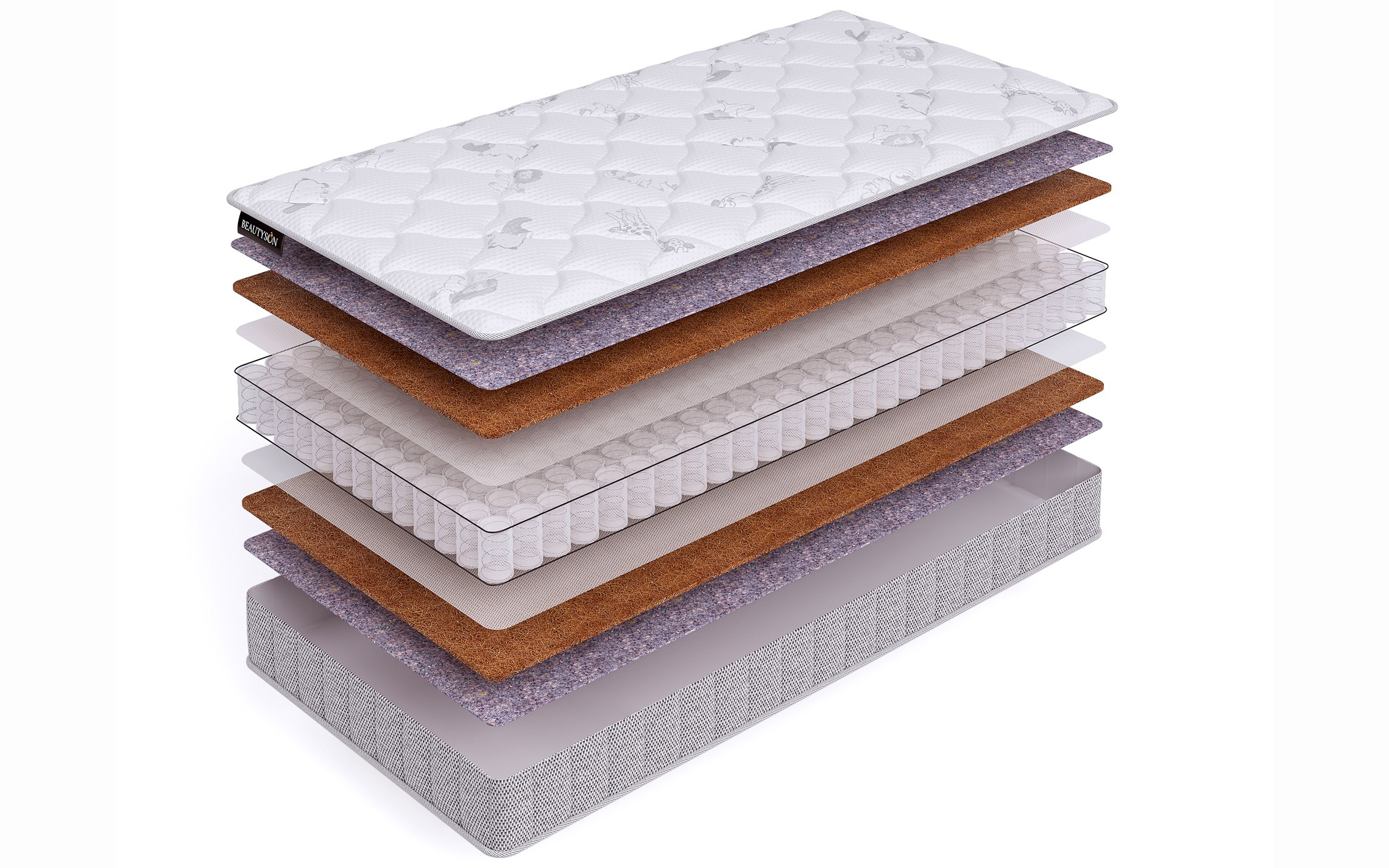 фото: Детский Матрас Beautyson Baby Pocket S600 Lux