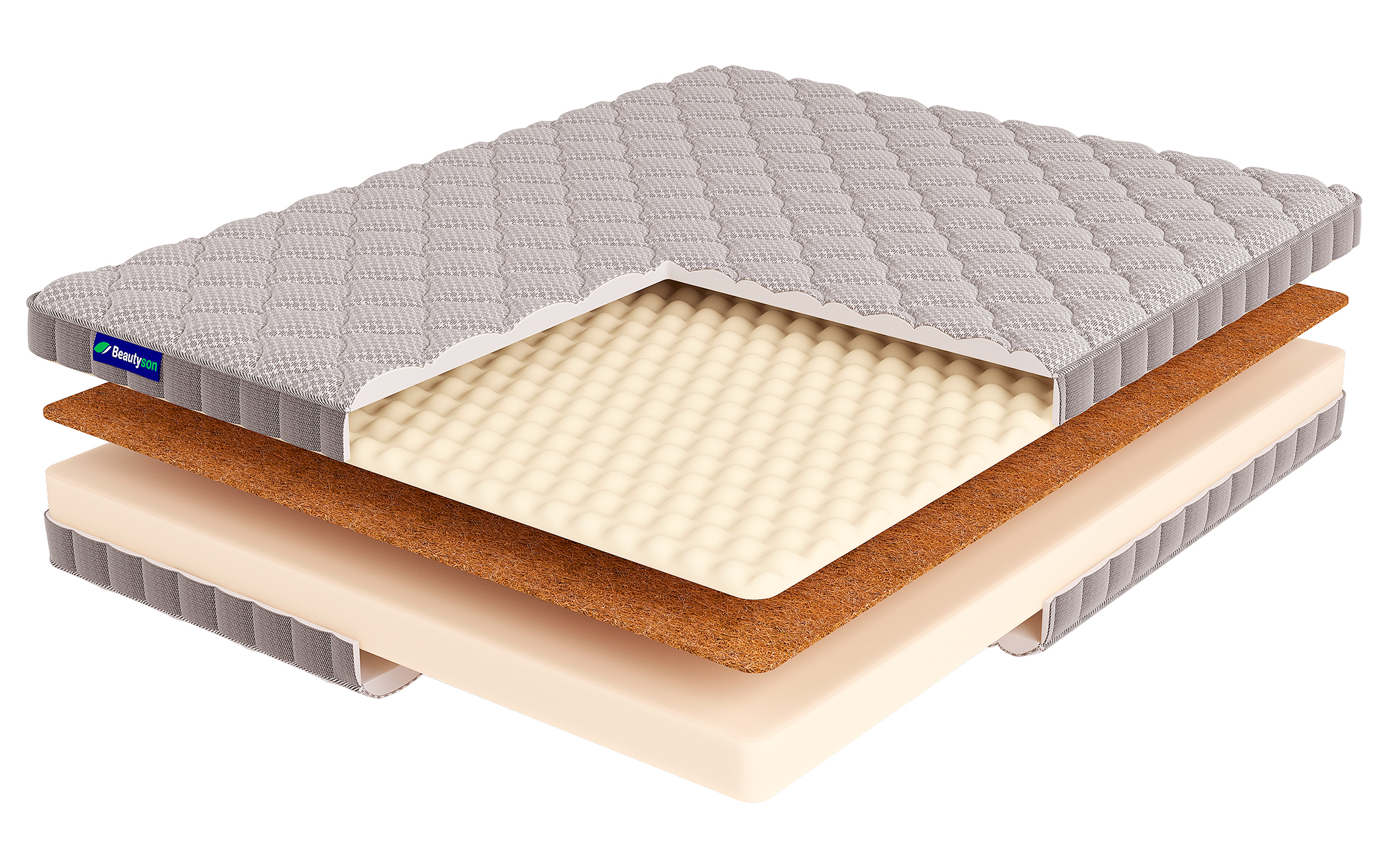 фото: Матрас Beautyson Roll Foam Hard 14 Cocos Sens